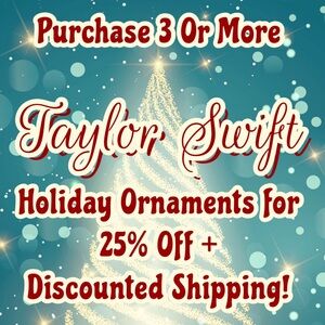 🎄Taylor Swift Holiday Ornament Special! NEW WITH‎ TAGS!